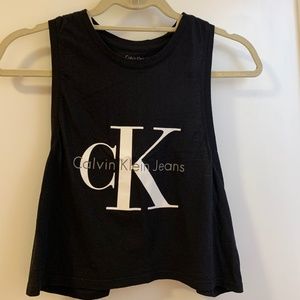 Calvin Klein Racerback Crop Top